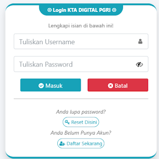 Register PGRI Sukajadi - Persatuan Guru Republik Indonesia Cabang Sukajadi